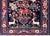 Navy Blue Early 20th Century Persian Kashan Rug For Sale - Image 8 of 14