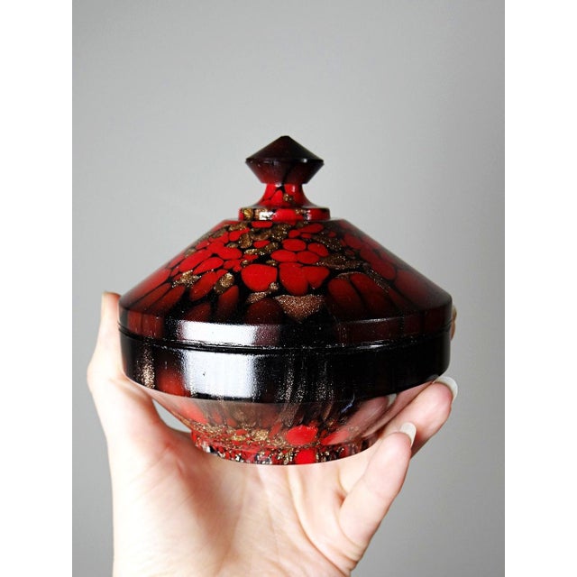 Murano Aventurine Glass Bathroom Set by Vincenzo Nason, Set of 3 For Sale - Image 3 of 17