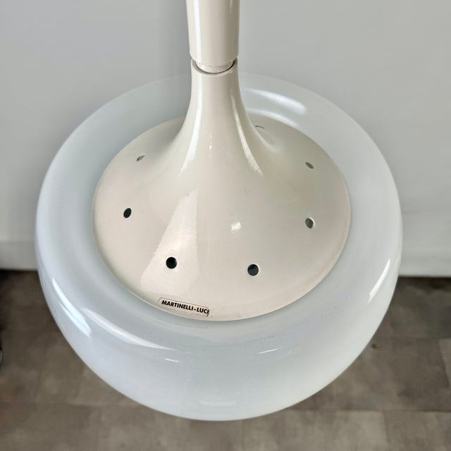 Space Age Mushroom Pendant Lamp by Elio Martinelli for Martinelli Luce, Italy, 1960s For Sale - Image 6 of 18