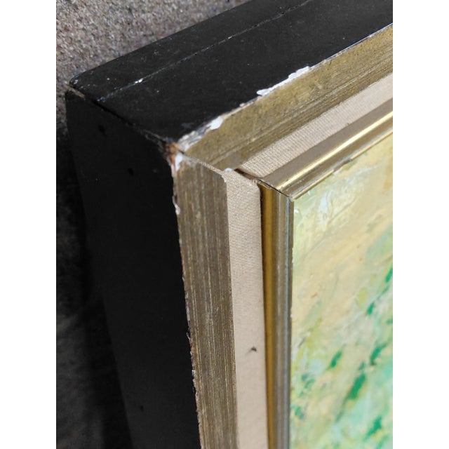 Framed Signed Peaceful Creek Oil on Canvas by Pereda For Sale - Image 12 of 13