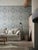 Elegant in design and colour this gravure printed wallpaper has been produced using mica and metallic effects and was...