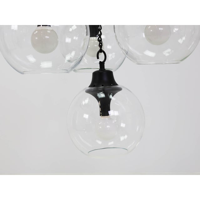 Brutalist Large LS10 Grappolo Chandelier by Luigi Caccia Dominioni for Azucena, 1967 For Sale - Image 3 of 11