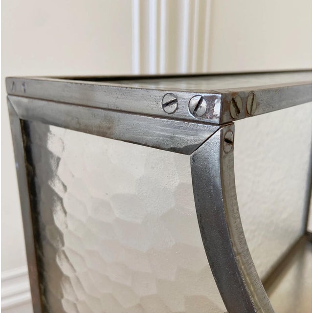 Antique Iron and Glass Postal Desk For Sale In Atlanta - Image 6 of 8