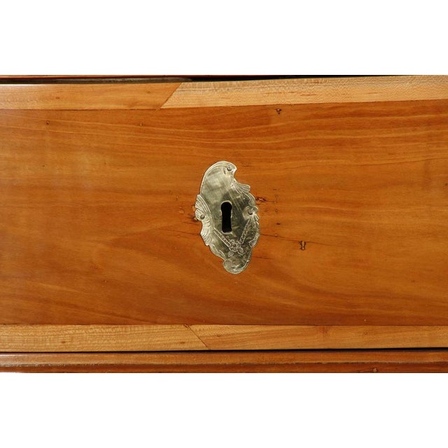 18 Century Baroque Cherry Chest of Drawers, 1750s For Sale - Image 6 of 18