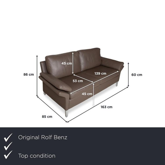 This Rolf Benz 3300 sofa is a timeless classic that bridges the gap between elegant minimalism and first-class seating...