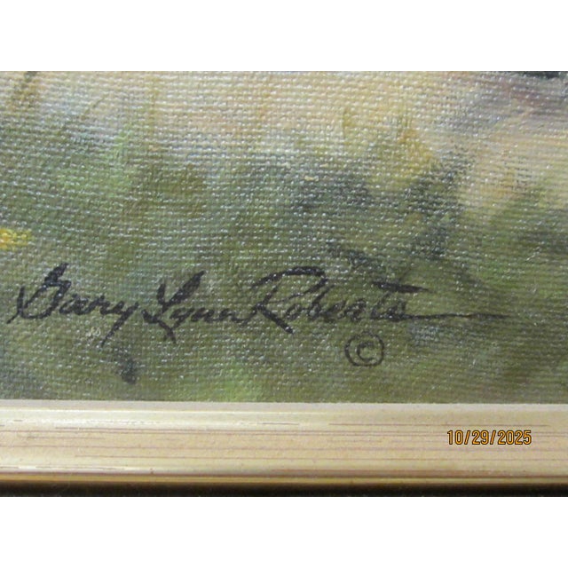 Forest Green "Hill Country Yucca" by Texas Artist Gary Lynn Roberts For Sale - Image 8 of 10