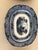 Antique Mid-19th Century Ridgways “Grecian” Blue Transferware Graduated Platters (15”, 17”, & 19”) - Set of 3 For Sale - Image 10 of 12