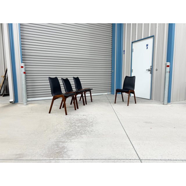 1960s 1960s Mid-Century Modern Walnut Dining Chairs by Chet Beardsley For Sale - Image 5 of 13