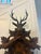 Wood Antique Black Forest Carved Walnut Cuckoo Clock, 1900 For Sale - Image 7 of 13