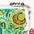 2020s Twist on Starry - Original Pop Street Art Acrylic Painting on Newspaper by Gary John For Sale - Image 5 of 6