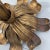 Metal S. Salvadori Firenze Mid-Century Modern Gilt Regency Metal Italy Table Glass Top For Sale - Image 7 of 18