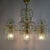 1980s Vintage Turquoise Crystal Chandelier Lighting 1980s For Sale - Image 5 of 13