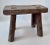 Hand Crafted Chinese Elm Wood Stool For Sale - Image 4 of 7
