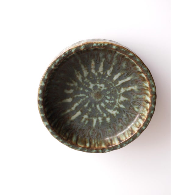 Scandinavian Art Pottery Birka Bowls by Gunnar Nylund from Rörstrand, Sweden, 1960s, Set of 2 For Sale - Image 14 of 15