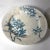 Pair of French blue transfer ware plates by Daulton Burslem England in Arundel pattern with floral and pomegranate design....