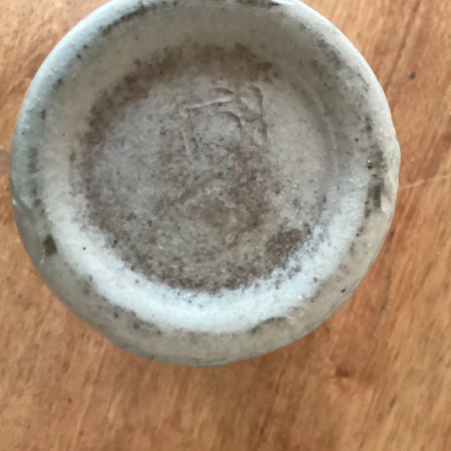 Ceramic Antique Chinese Green Celadon Decorated Gu Shape Porcelain Vase Stamped For Sale - Image 7 of 12