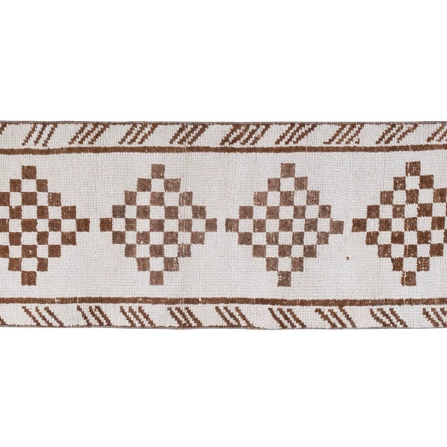 Vintage Kurdish Herki Runner Rug 2'7" X 11'11" For Sale - Image 4 of 12