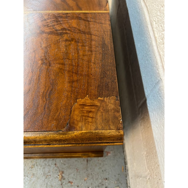 Vintage Figured Walnut Cedar Chest by Dillingham Mfg. Co For Sale - Image 13 of 13
