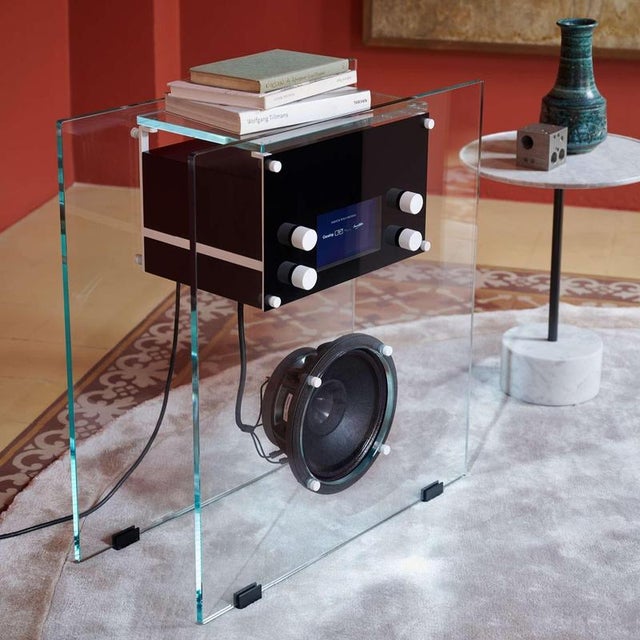 Contemporary Crystal Radio by Franco Albini for Cassina For Sale - Image 3 of 12