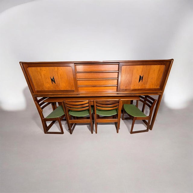 Vintage Teak Dining Room Set from Elliotts of Newbury, 1960, Set of 6 For Sale - Image 17 of 17