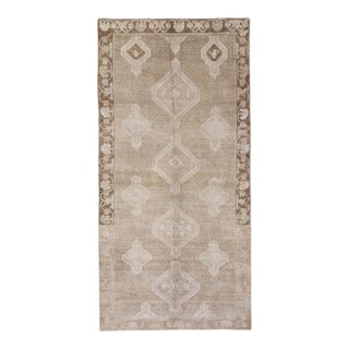 Vintage Washed Out Turkish Kars Rug For Sale