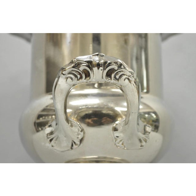 Victorian Vintage Gorham Silver Plated Brass Trophy Cup Urn Champagne Chiller Ice Bucket For Sale - Image 3 of 17