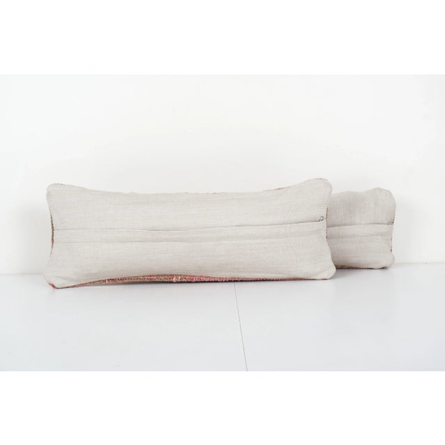 Turkish Brown Carpet Pillow Cover - a Pair For Sale - Image 4 of 5
