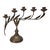 Art Nouveau French Art Nouveau Brass Lily Botanical Candelabra, 5-Light, Early 20th Century 15" For Sale - Image 3 of 10