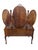 French Louis XV Style Triple Oval Mirror Walnut Vanity & Chair For Sale - Image 14 of 17