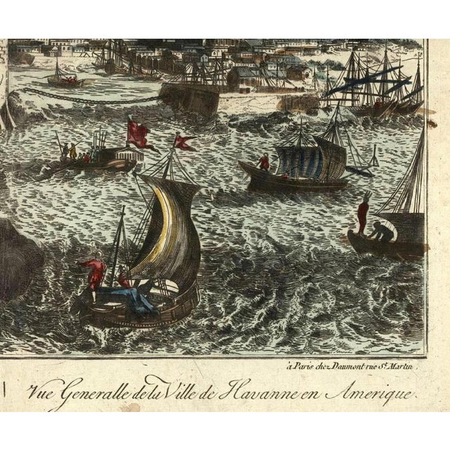 Optical View of Havana, Cuba, 1770, Print For Sale - Image 3 of 6