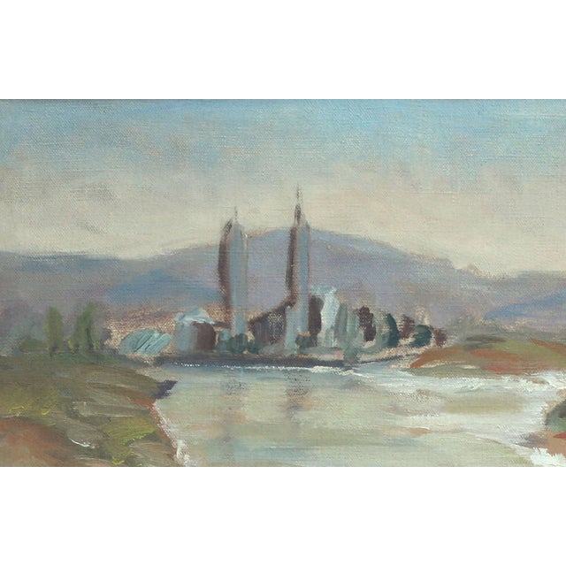 Impressionist Boat at Moss Landing, Monterey Bay California Seascape For Sale - Image 3 of 4