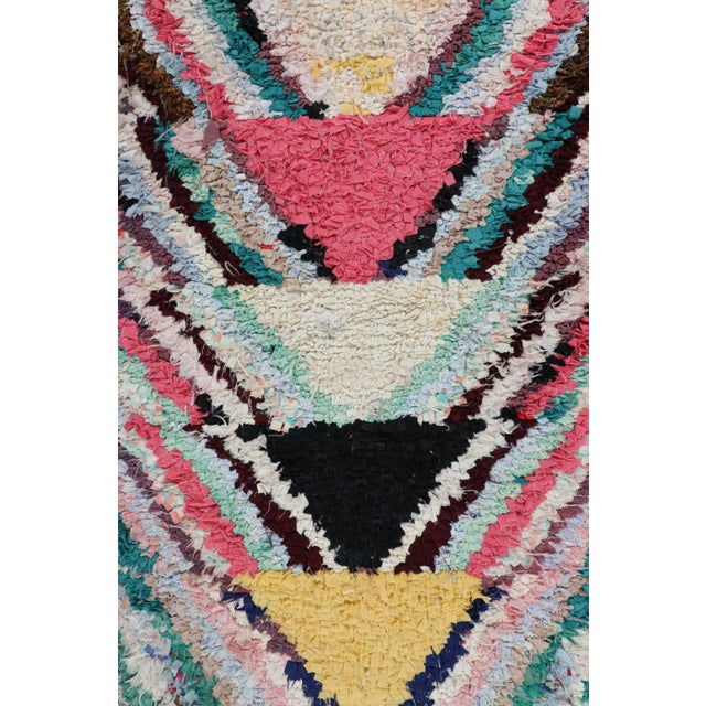 Moroccan Vintage Moroccan Rug With Polychromatic Geometric Patterns, From Rug & Kilim For Sale - Image 3 of 7