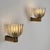 Murano Crystal Sconces with Suspended Gold Leaf Particles by E. Barovier for Erco, 1940s, Set of 2 For Sale - Image 4 of 18