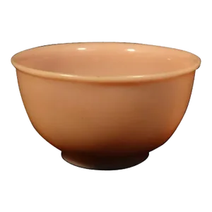 19th Century Chinese Pink Peking Glass Bowl