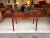 Red Stained Wood Dining Table by Henning Kjaernulf for Vejle Stéle For Sale - Image 4 of 11