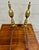 Brass Vintage Brass Federal Style Fireplace Andirons Dog Irons Fire Dogs - Pair For Sale - Image 8 of 10