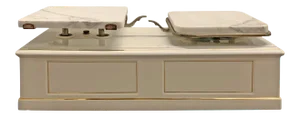 Early 20th Century French Porcelain Baker's Scale