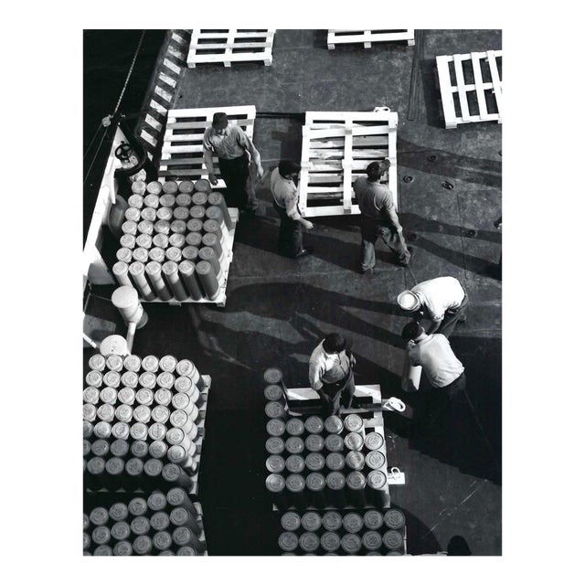 1970s Coast Guard Dock Workers Photograph For Sale