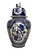 A large three-piece Delft blue garniture set by Royal Sphinx by Boch, Holland, dating from the mid-20th century. The set...