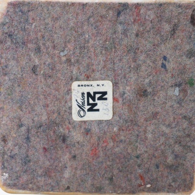 Beige Siena Marble Table Lamp by Walter Von Nessen for Nessen Lamps For Sale - Image 8 of 9