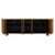 Rounded Cement Top Teak Modern Sideboard Credenza For Sale - Image 4 of 8