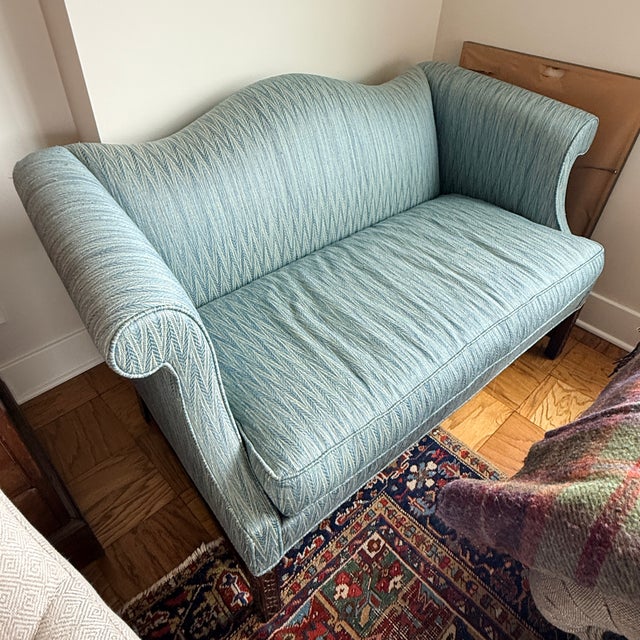 Hickory Chair Furniture Company Vintage Hickory Chair Settee—two Available For Sale - Image 4 of 11