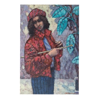 Adam Marczukiewicz, a Figure, 1996, Oil on Canvas For Sale