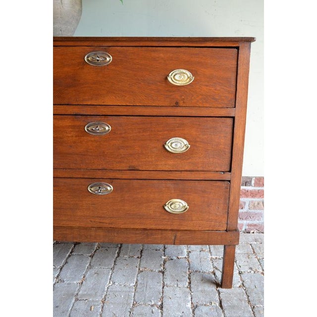 Antique Oak Empire Chest of Drawers For Sale - Image 4 of 10