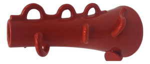 Dealbata 9552 Vase in Orange Glazed Clay by Alessandro Mendini for Zanotta, 1986