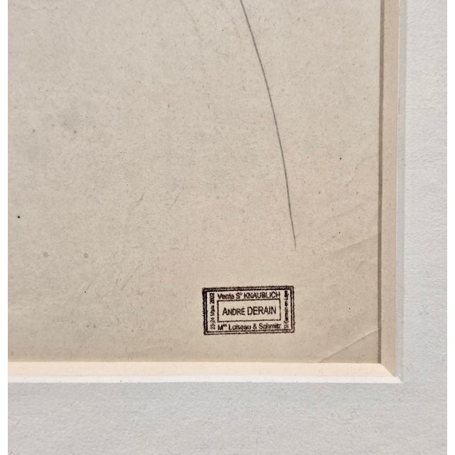 André Derain –Mother & Two Daughters –Original 1920s French Modernist Drawing For Sale - Image 9 of 12