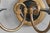 Gold Vintage Decorative Wall Lights in Brass, 1930s, Set of 2 For Sale - Image 8 of 9