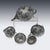 Antique Italian Silver Three Piece Tea Set by G.Accarisi, 1890, Set of 3 For Sale - Image 6 of 18