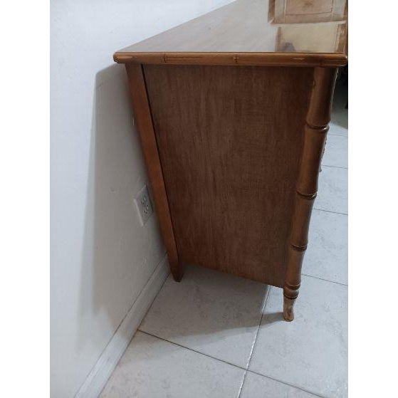 Hollywood Regency Hollywood Regency by Broyhill Buffet Server Sideboard Honey For Sale - Image 3 of 10