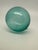 Early 20th Century Coastal Blue Sea Glass Float—3” For Sale - Image 10 of 10